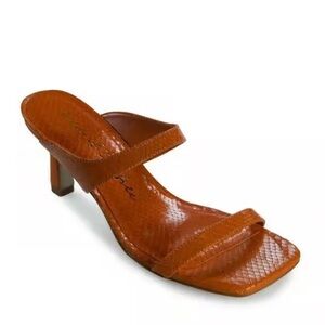 Band of the Free Brandy Slide Sandal Burnt Orange - 7
